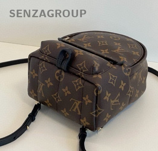 Louis Vuitton Palm Springs Monogram Mini Backpack Shoulder Bag Brown Women