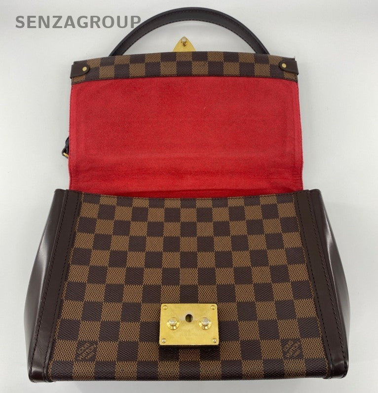 Louis Vuitton Croisette Damier Shoulder Bag Brown Gold Women Classic Fashion