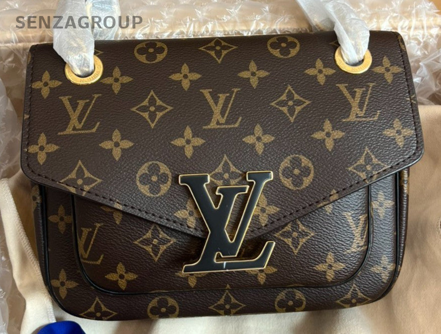 Louis Vuitton Monogram Logo PASSY Brown Shoulder bag Crossbody Alomost brand new