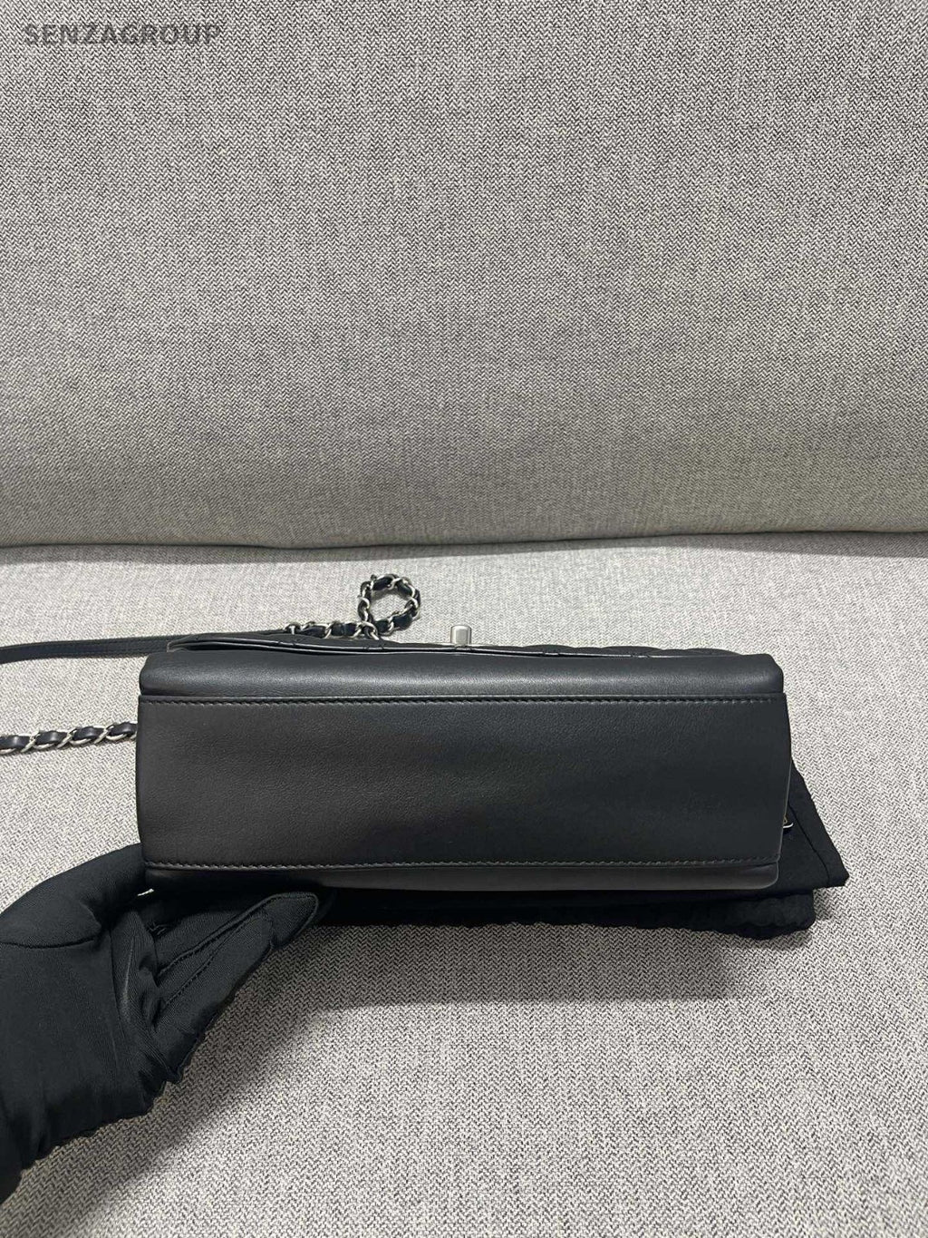 CHANEL CC Chain Shoulder bag Black Silver Women Classic