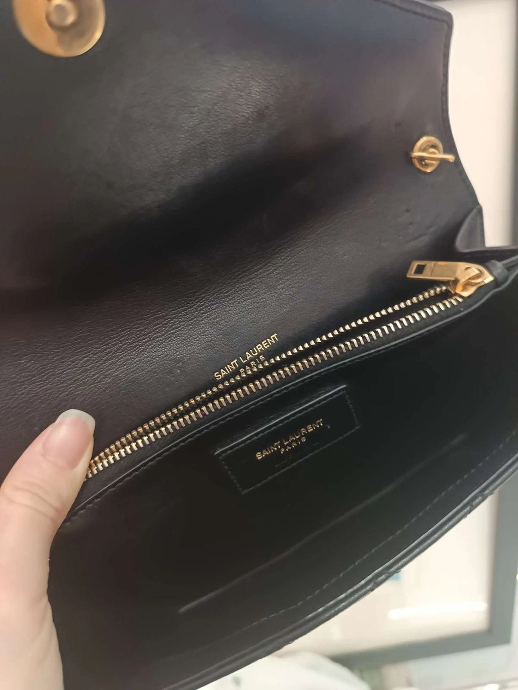 YSL Gaby Mini Front Flap Quilted Shoulder Bag For Women