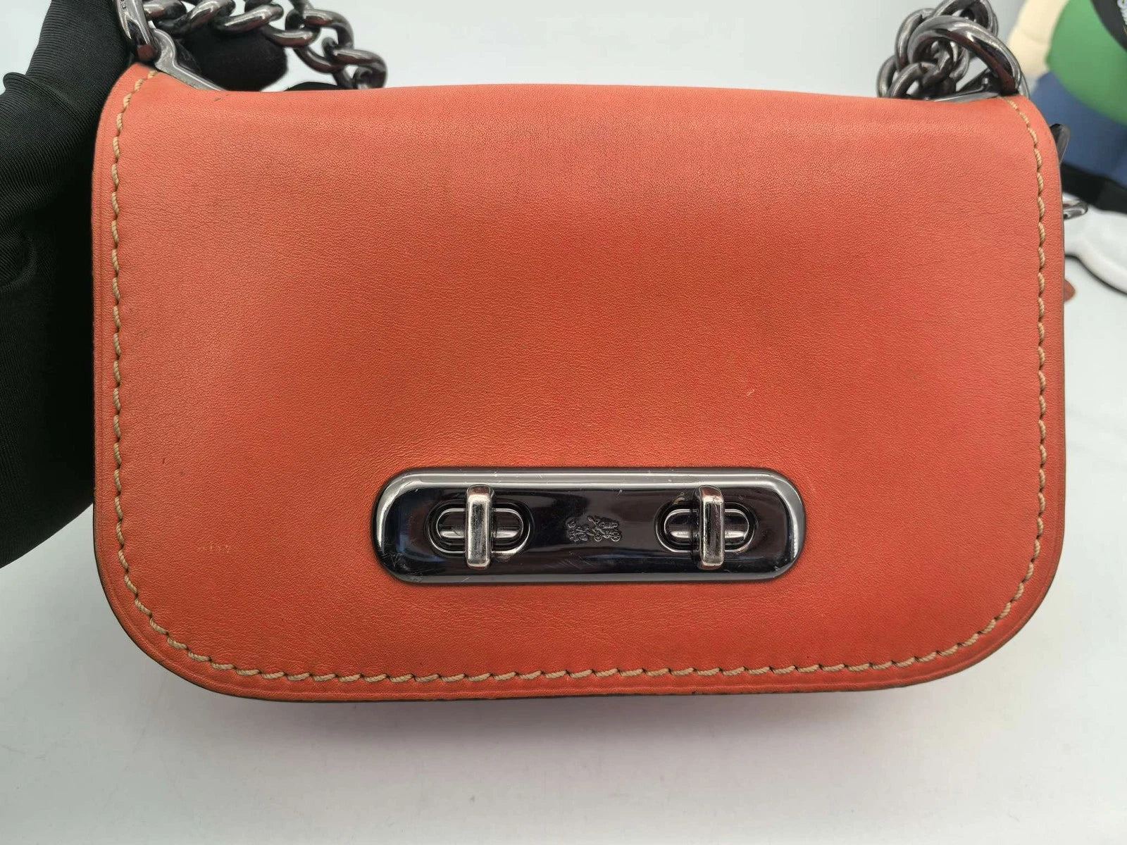 Coach Women's Leather Chain Shoulder Bag