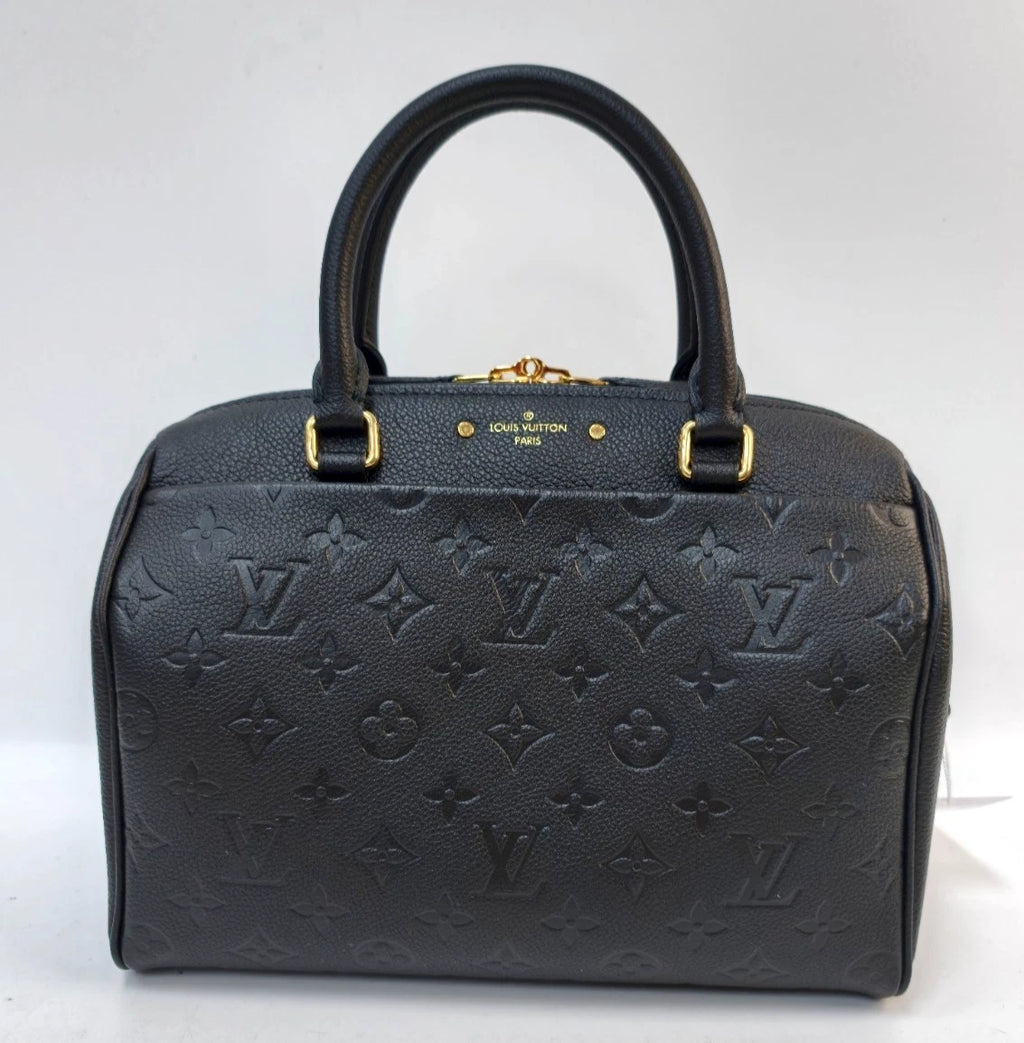 Louis Vuitton Speedy25 Monogram Empreinte Black Crossbody Excellent