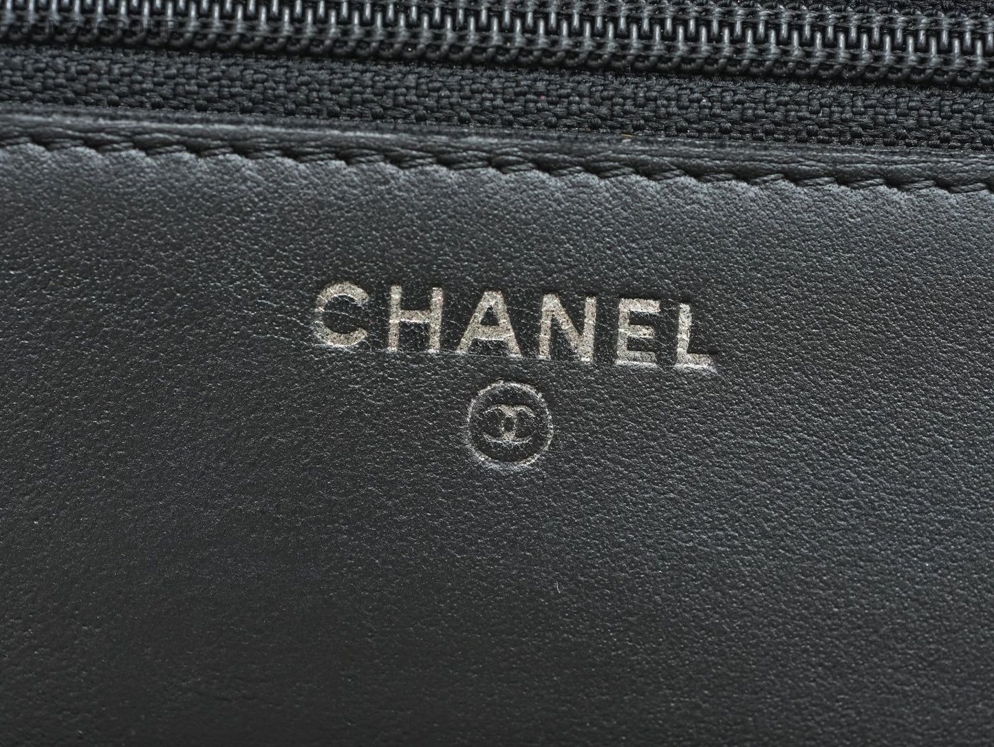 CHANEL Camellia Woc Chain Shoulder bag Crossbody Black Silver Women