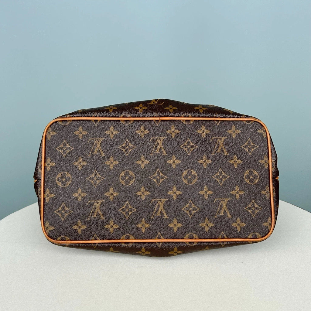 Louis Vuitton Palermo PM Top Handle Bag Crossbody Monogram Canvas Women Classic