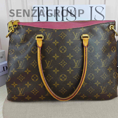 Louis Vuitton Pallas Monogram Medium Handbag Shoulder Bag Women's Classic