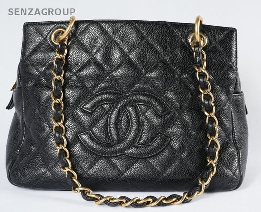 Chanel Quilted Caviar Petite timeless tote