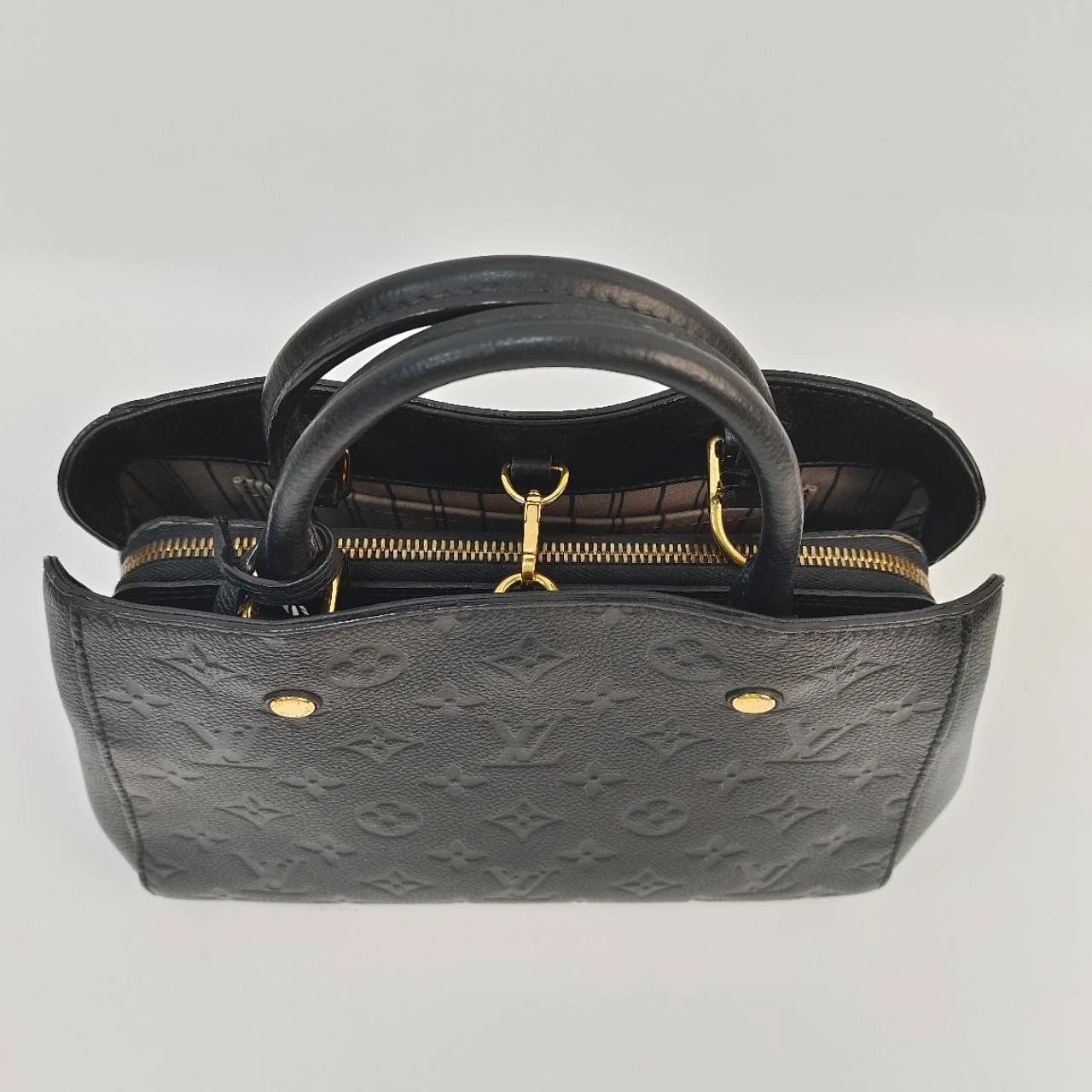 SJ0001 LV Louis Vuitton Montaigne BB Empreinte Black [Z]