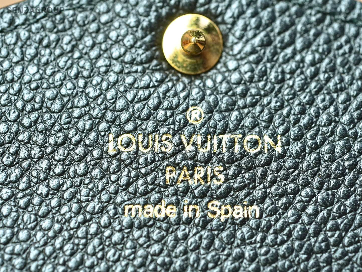 Louis Vuitton Monogram Empreinte Black Wallet Leather