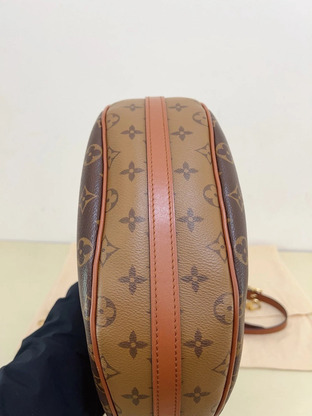 Louis Vuitton Loop Monogram Canvas Brown Shoulder Bag Crossbody Excellent