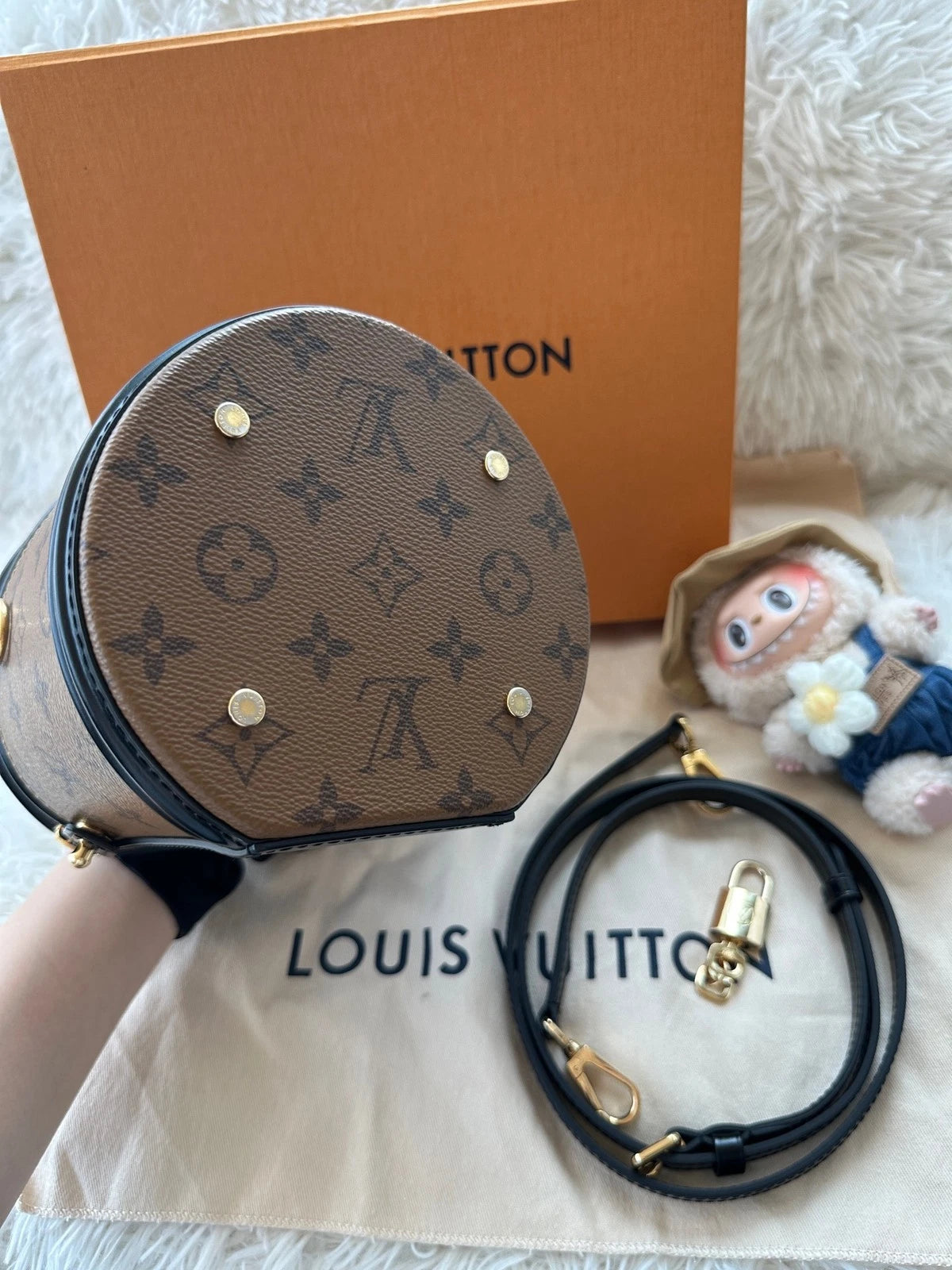 Pre-owned Louis Vuitton Monogram Canvas Bucket Bag For Women