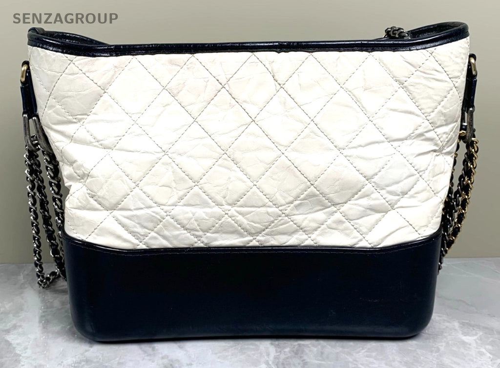 CHANEL Gabrielle MM Chain Strap Panda Color Shoulder bag Women