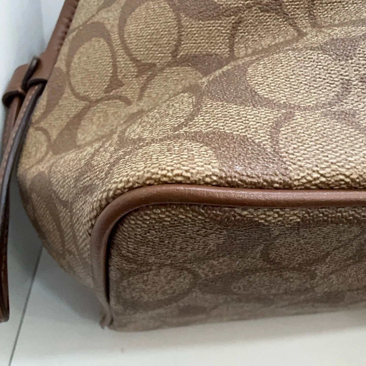 Coach Women's Signature Canvas Tote Shoulder Crossbody Handbag