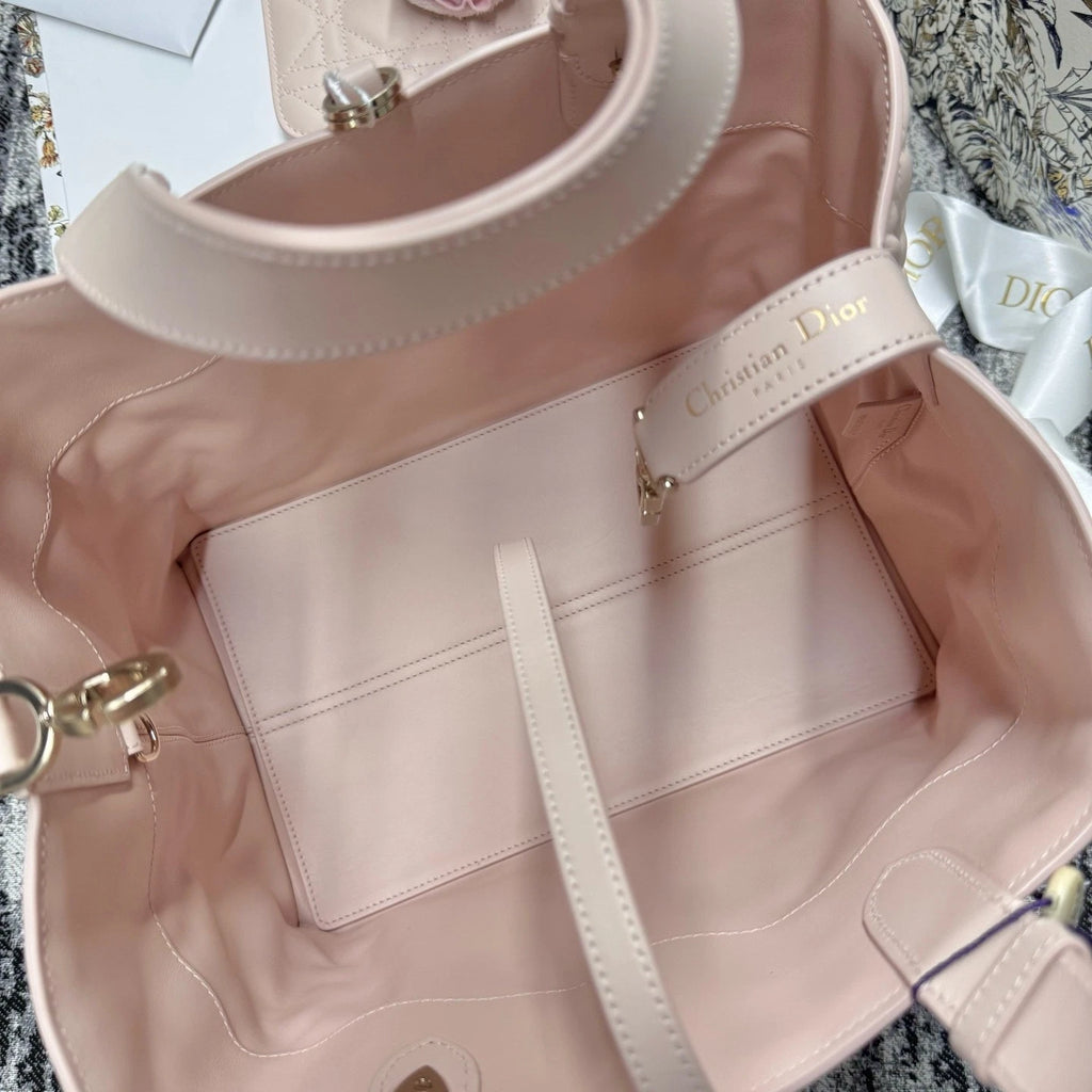 Dior Toujours Medium Horizontal Pink Tote Bag For Women