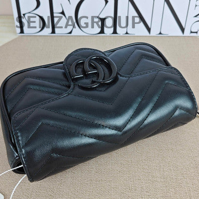 Gucci GG Marmont Mini Black Chain Shoulder Crossbody Bag Classic Women