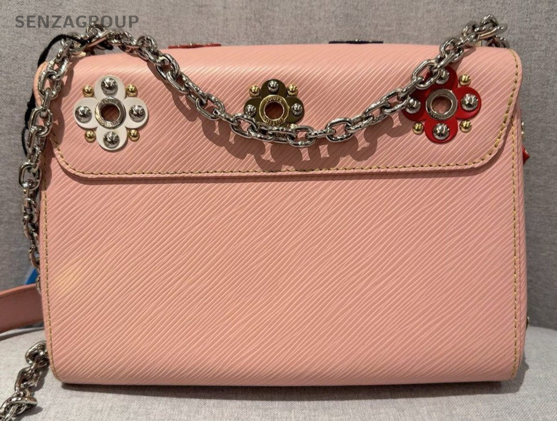 Louis Vuitton Twist MM Epi Leather Chain Strap Shoulder bag Pink Crossbody Women