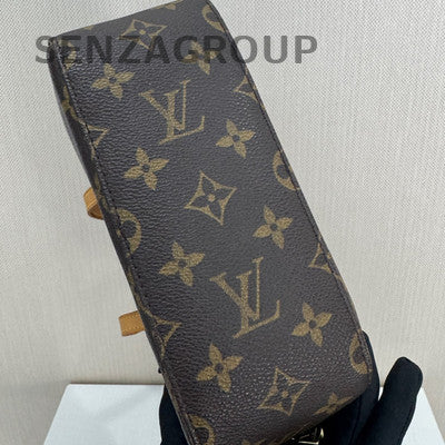 Louis Vuitton Vintage Monogram Brown Gold Buckle Handbag Shoulder Bag