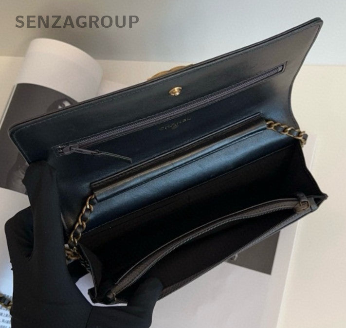 CHANEL Leboy woc Black gold Shoulder bag Crossbody