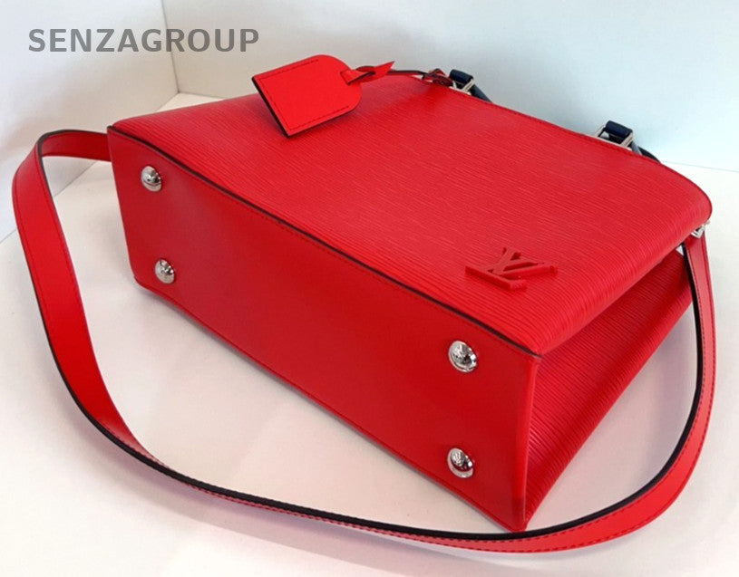 Louis Vuitton Kleber Epi Leather Top Handle 2WAY Shoulder bag Red Women