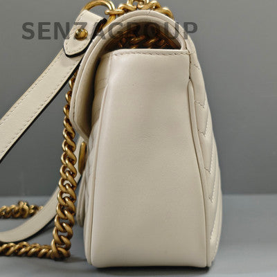 Gucci Marmont 26 Chain Shoulder Crossbody Bag - Classic Women's Fashion