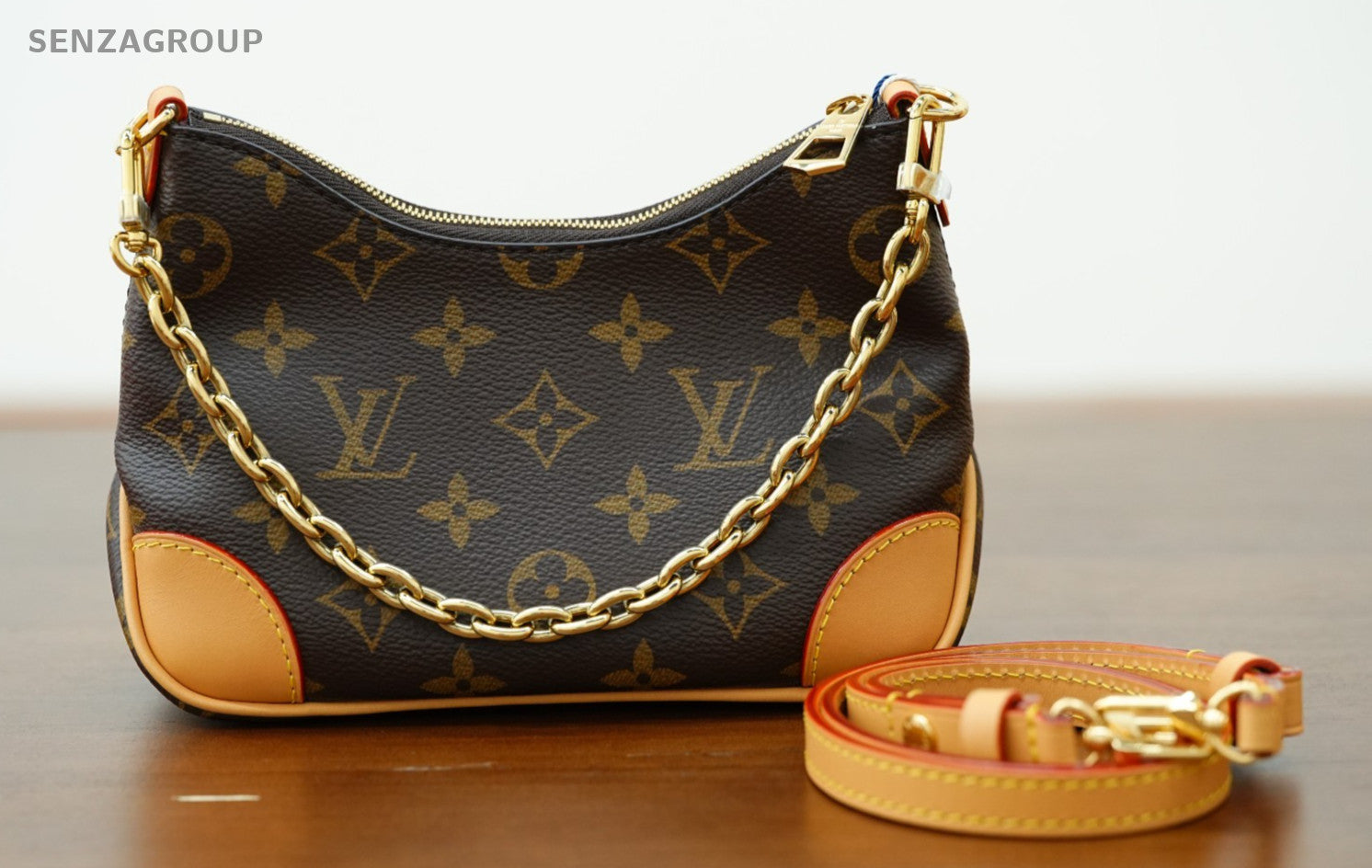 Louis Vuitton Nano Boulogne Monogram Chain Shoulder bag Women Almost Brand NEW