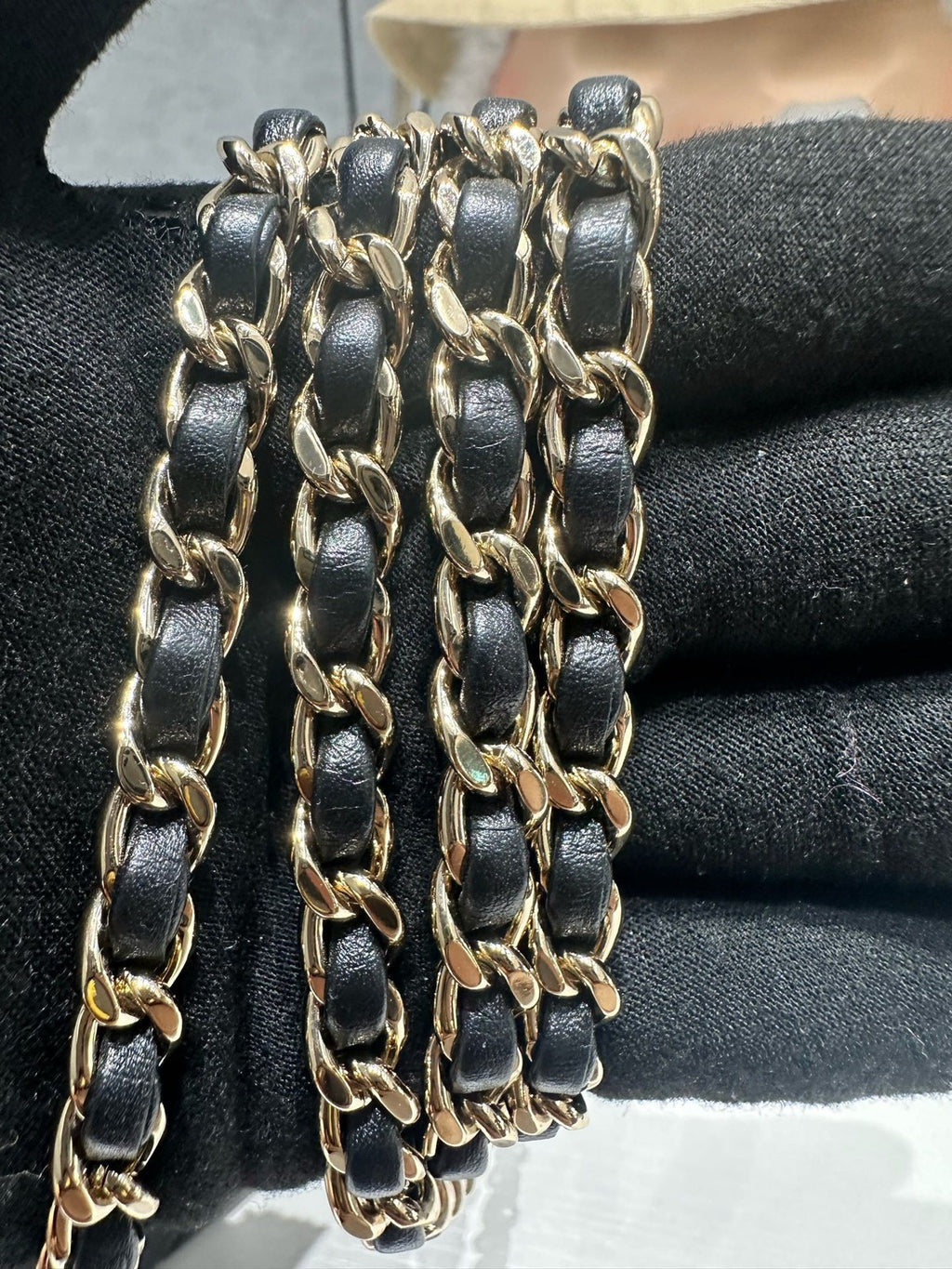 Chanel Black Calfskin Camera Box Bag Chain Strap Shoulder Bag