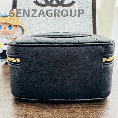 Gucci Blondie Black Gold Box Bag Classic Women's Shoulder Crossbody