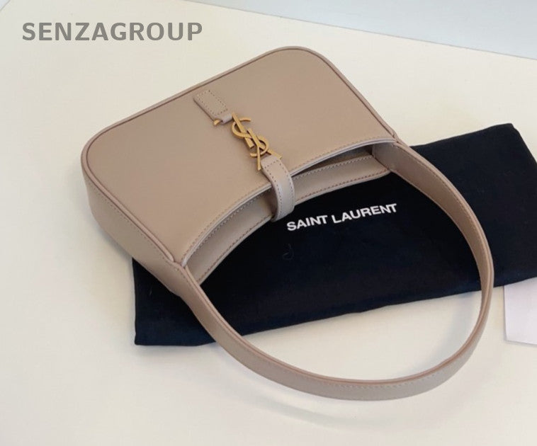YSL Saint Laurent Hobo mini Milk tea Color Shoulder bag Women