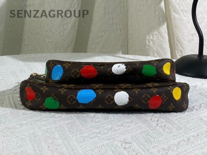 Louis Vuitton Monogram Multicolore 2ways Crossbody Shoulder Bag Women Brown