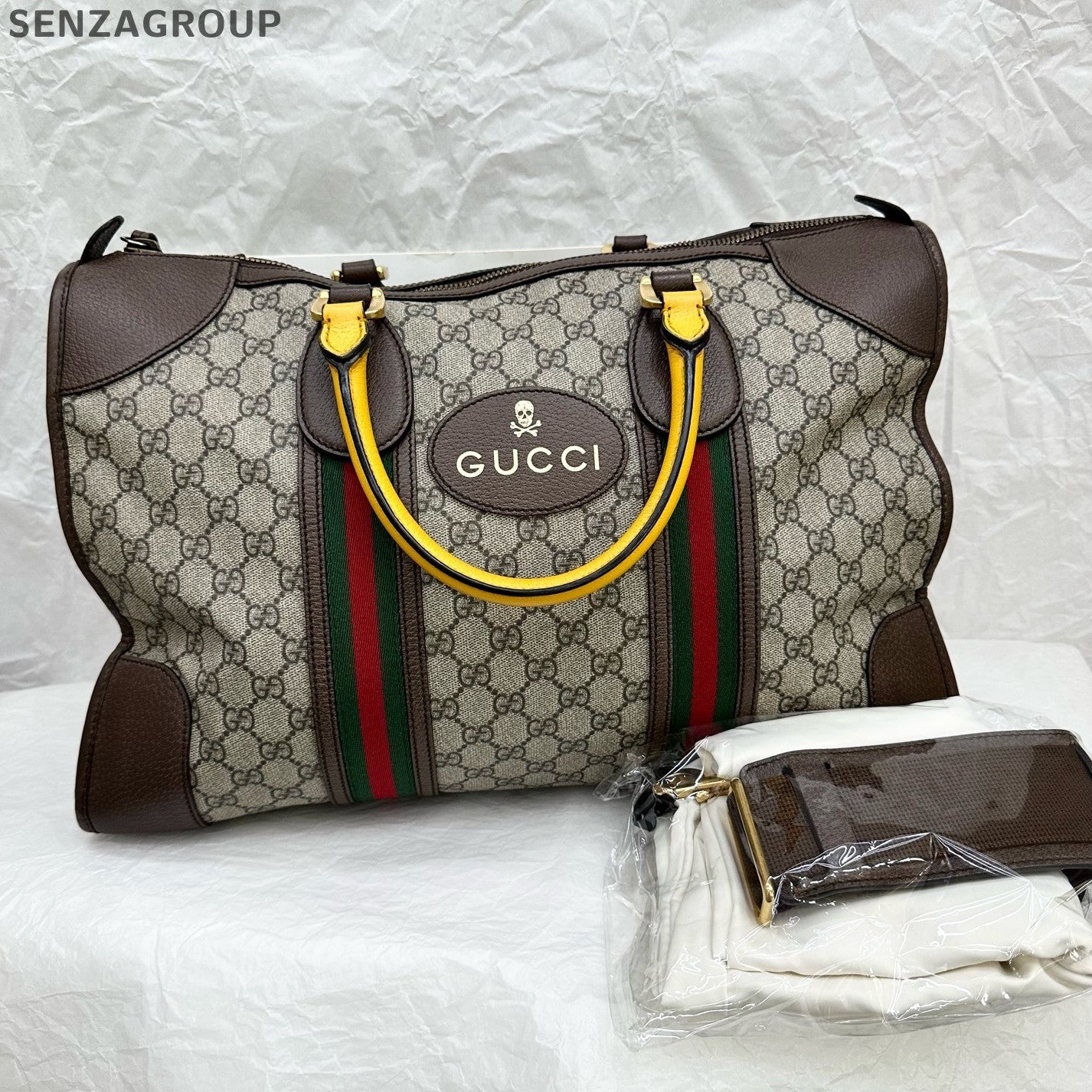Gucci Rimowa Monogram Brown Tote Shoulder Bag Classic Women's