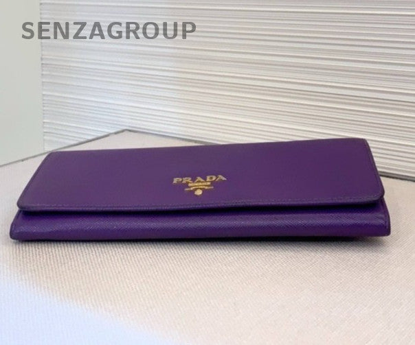 PRADA Deep purple Wallet Classic Women