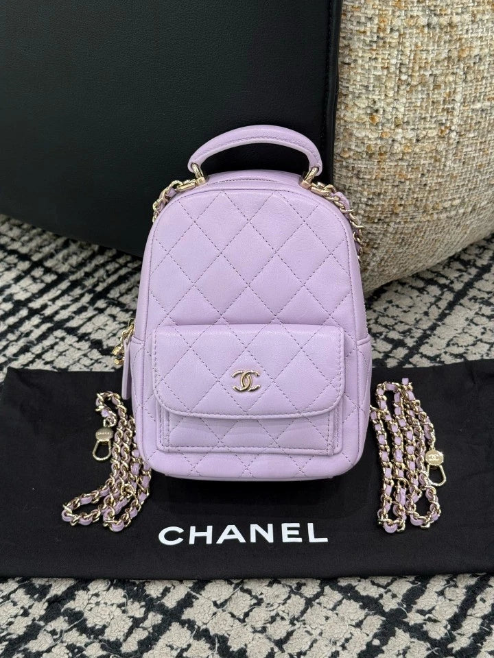chanel cc day backpack quilted caviar mini Small Black Gold Hardware Coco Approved Studio Chanel Black Caviar Mini CC