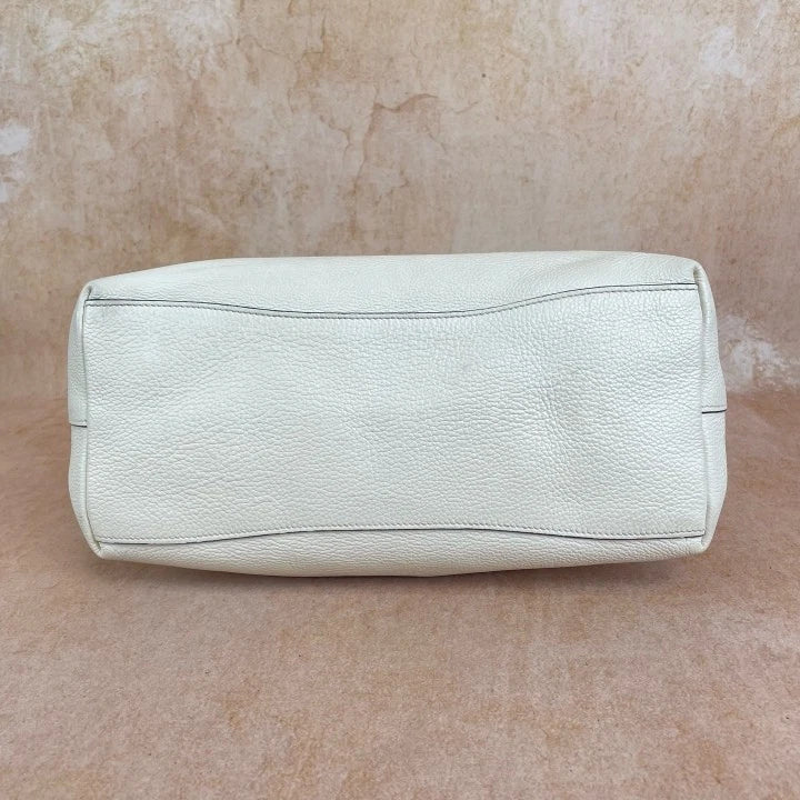Prada White Nylon Hobo Shoulder Handbag For Women