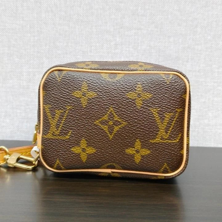 Sj0001 Louis Vuitton Canvas Mini Bag Mini Coin Purse Bag (u) Excellent
