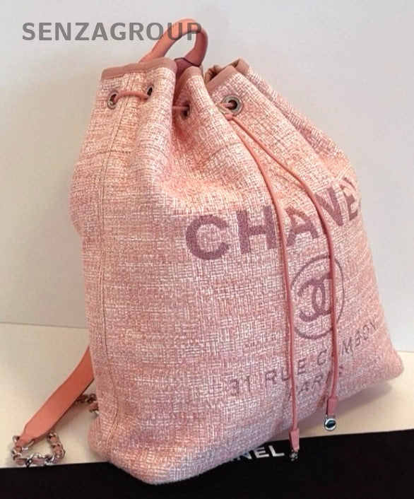 CHANEL Summer limited edition Bucket Drawstring Shoulder bag Pink Women