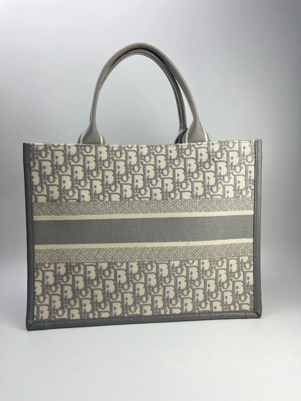 Dior New Gray Monogram Canvas Crossbody Bag For Women