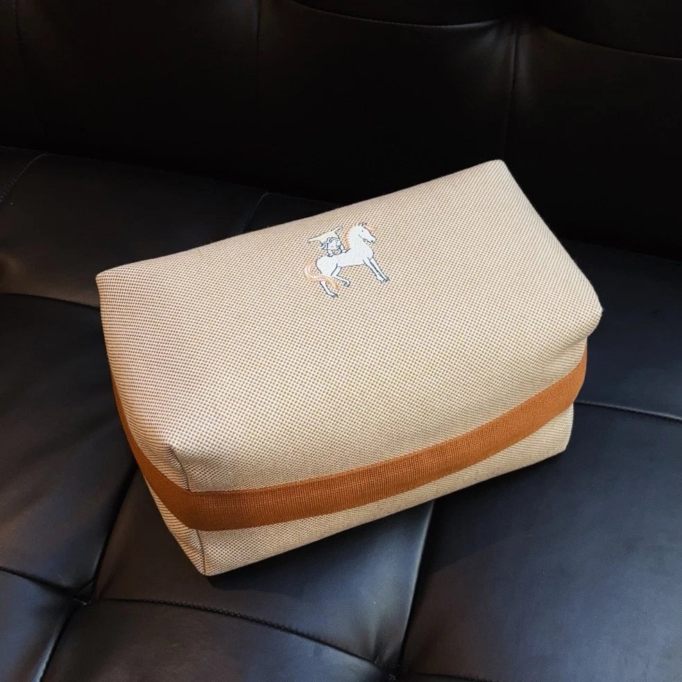 Hermes Hobo GM Top Handle Bag Beige Brown Women Fashion