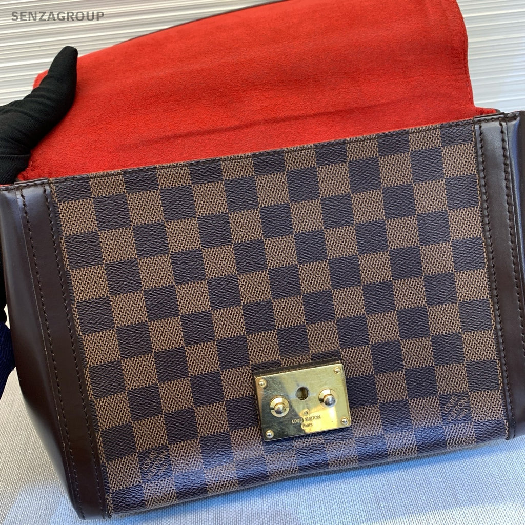 Louis Vuitton Venice Damier Ebene Top Handle Shoulder bag Brown Women