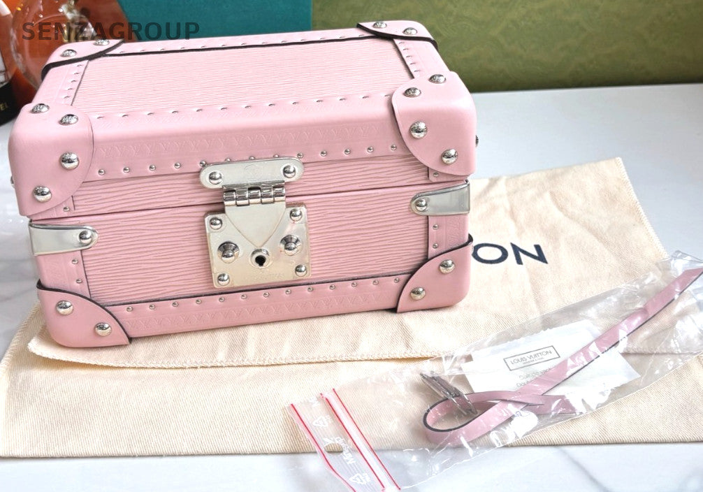 Louis Vuitton Coffret Trésor Box Sakura Pink Silver Women