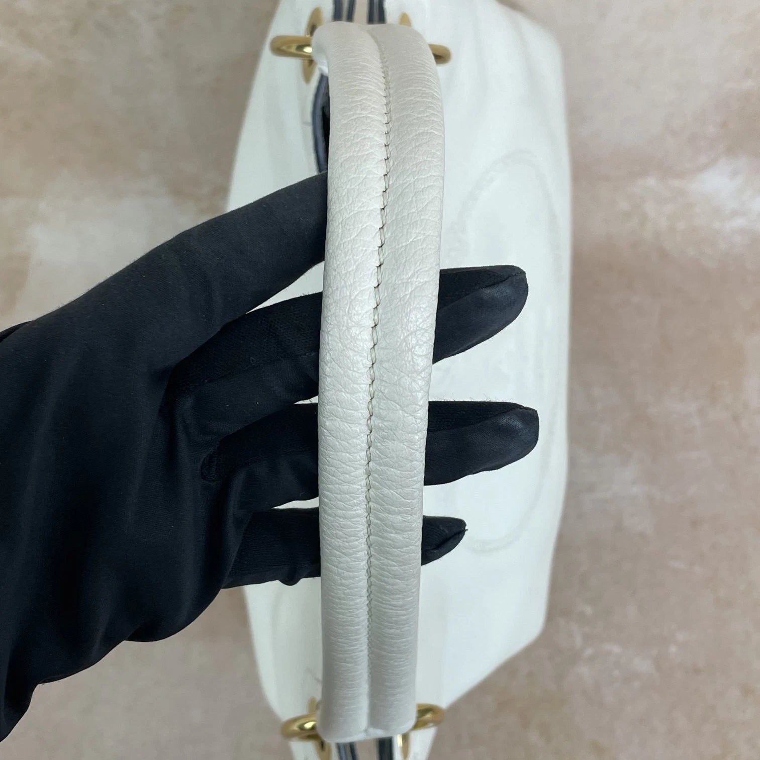 Prada White Nylon Hobo Shoulder Handbag For Women