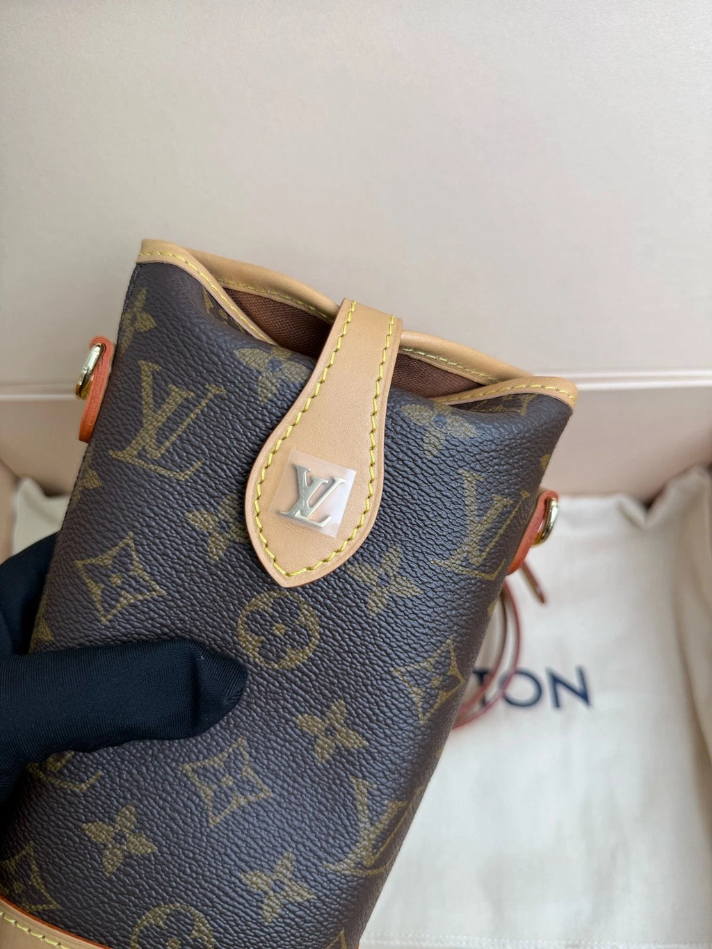 Louis Vuitton Fold Me Pouch Mini Monogram Canvas Crossbody Bag
