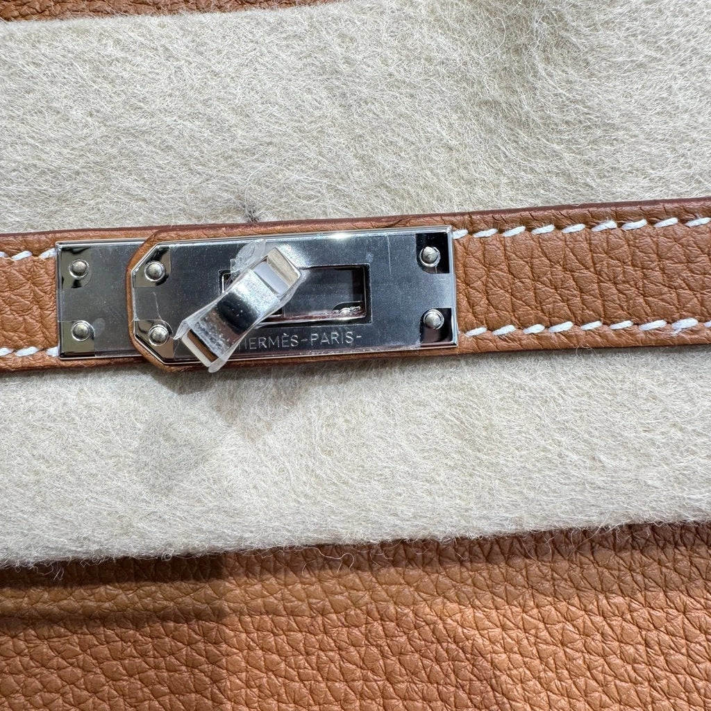 Hermes Birkin25 Togo Leather Brown Handbag For Women