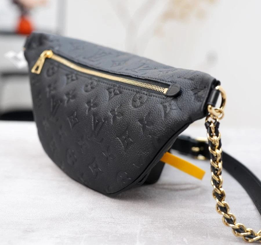 Louis Vuitton High Rise PM Bumbag Monogram Empreinte Black Excellent