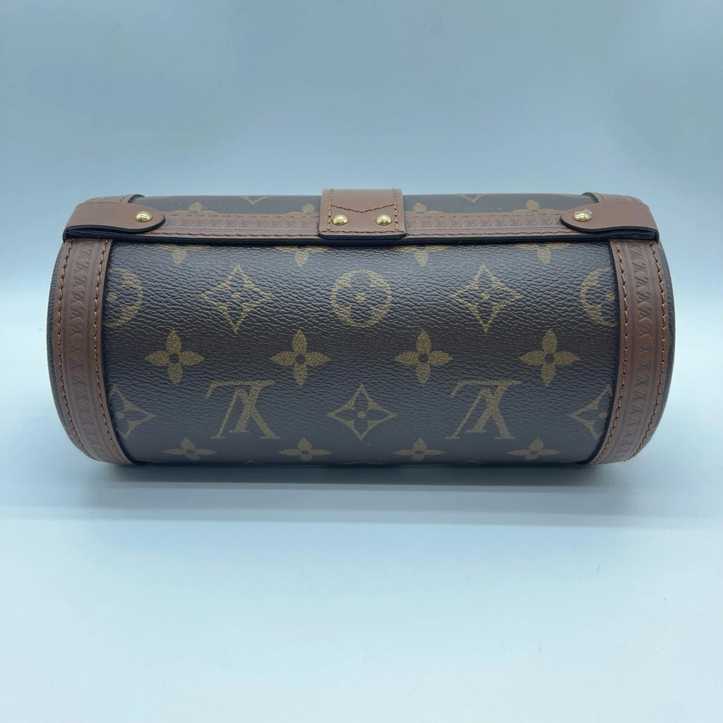 Louis Vuitton Papillon Trunk Monogram Canvas Chain Shoulder Bag For Women