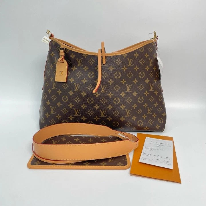 Pre-owned Louis Vuitton Monogram Canvas Medium Carryall Tote Women