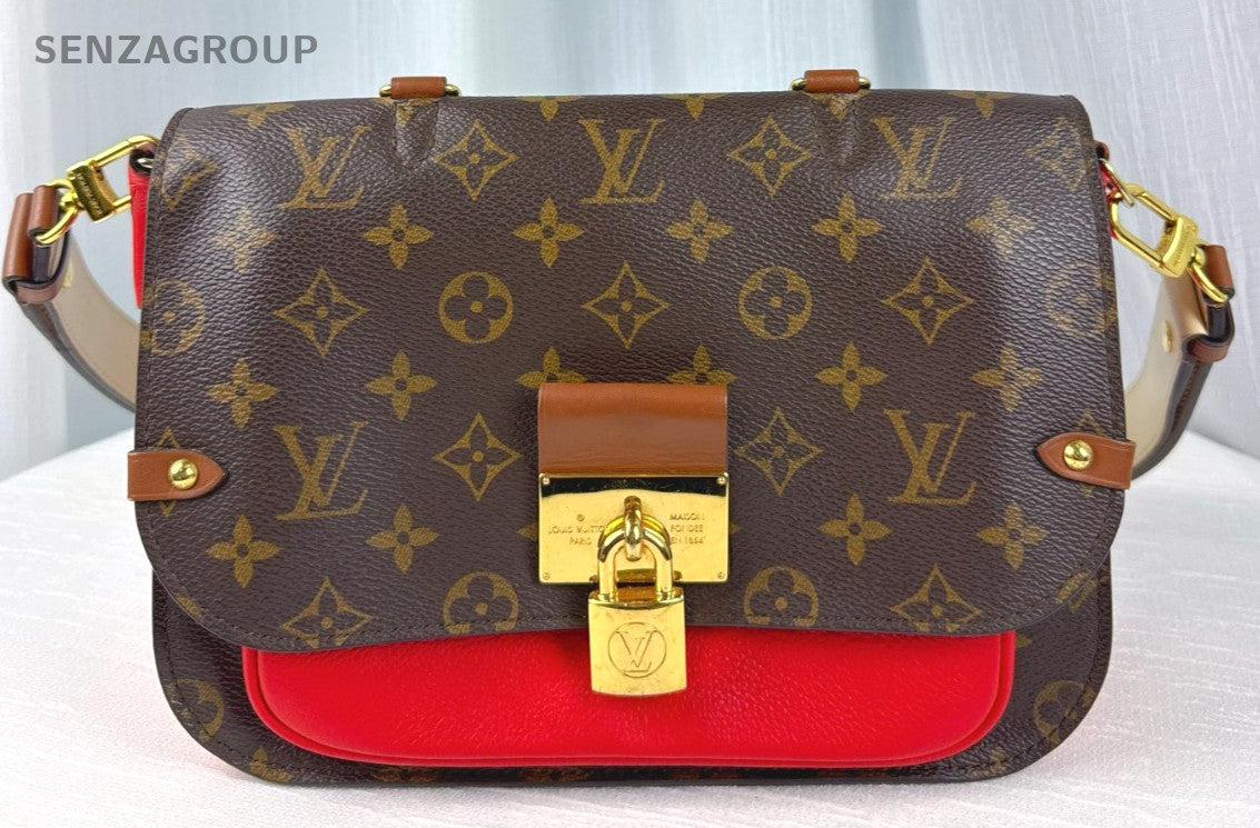 Louis Vuitton Vaugirard Monogram Shoudler bag Top Handle Women Brown