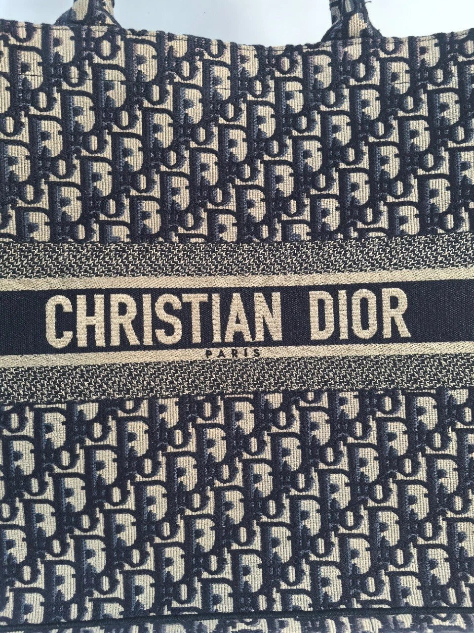 Dior Sj0001 Xp02083 Christian Large Book Tote Bag Excellent