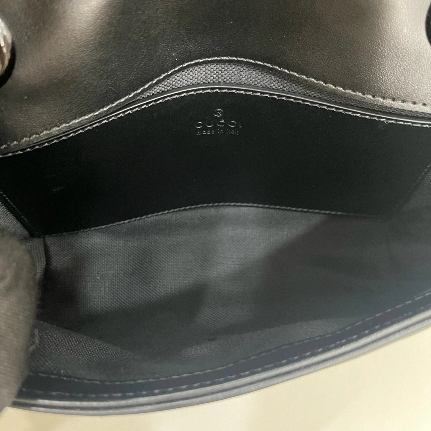 Gucci Marmont22 Black Leather Shoulder Bag For Women