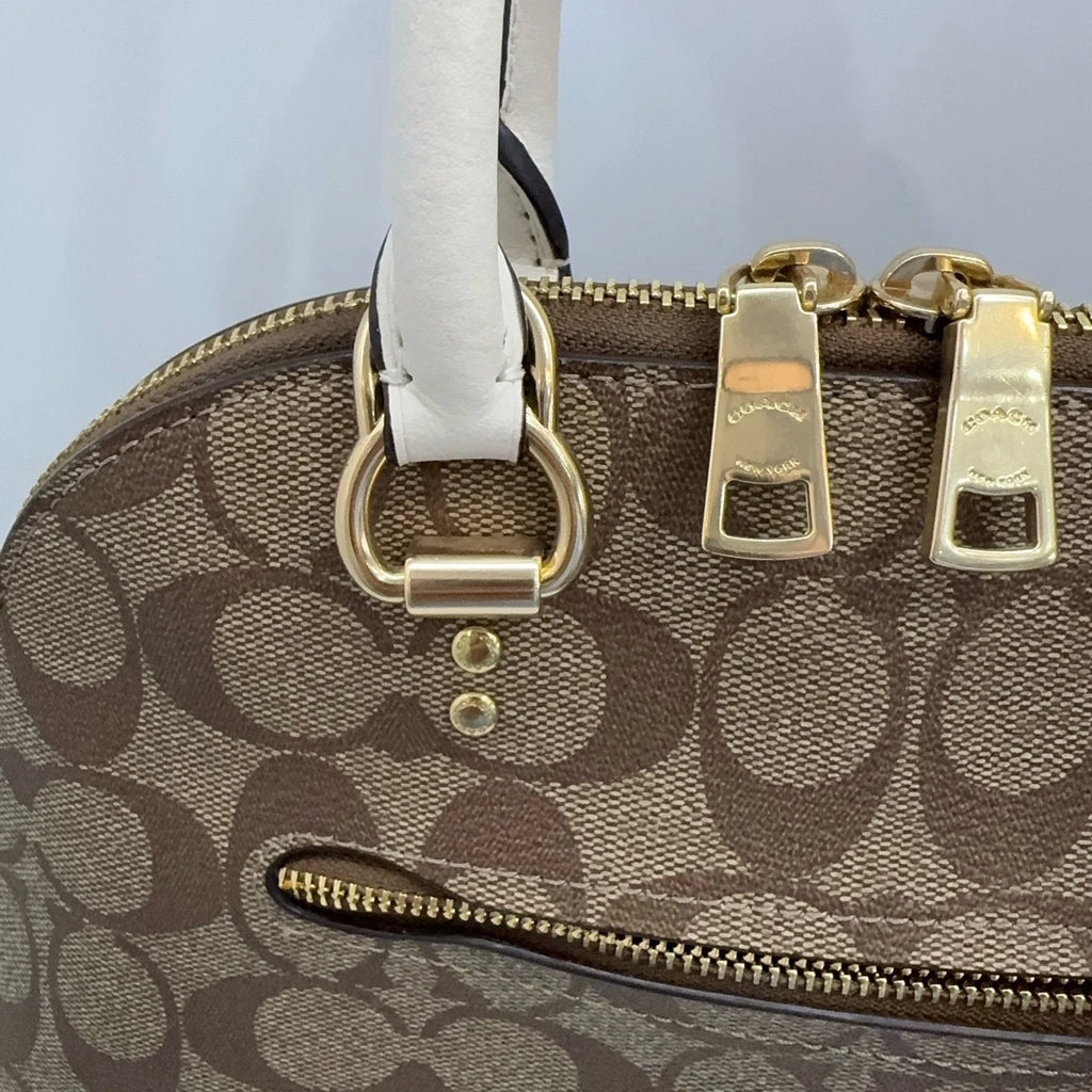 Coach Katy Classic Monogram Canvas Handbag Crossbody Women