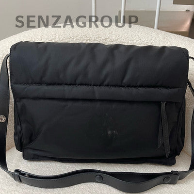 Prada Messenger Crossbody Bag Black Unisex Classic